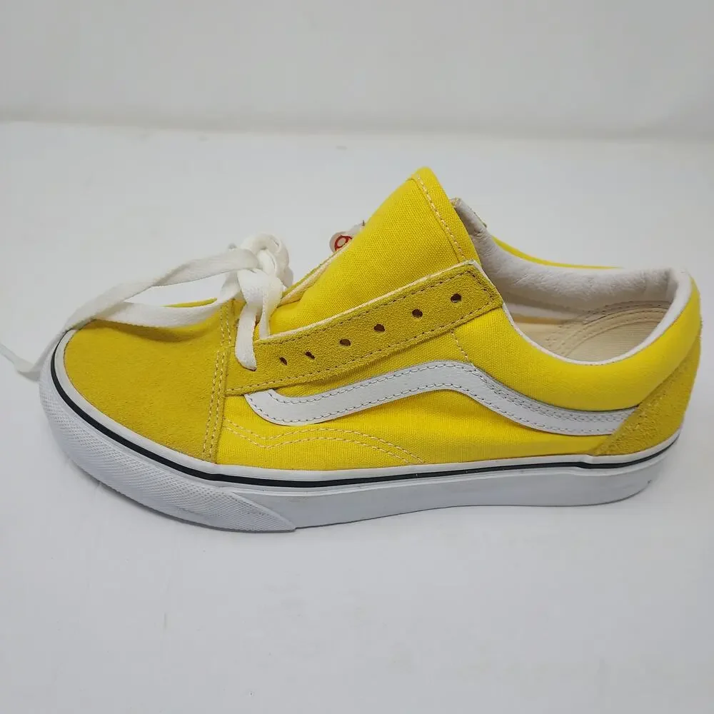 NEW Vans Classic Style Yellow Lace Up Size 6.5 - Picture 6 of 9